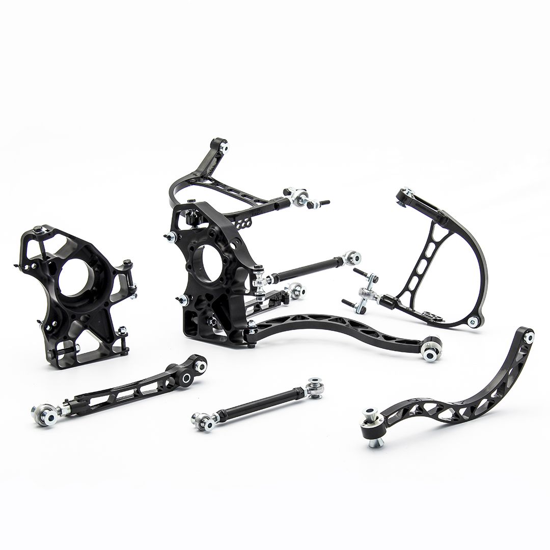 WiseFab - Mitsubishi EVO 7 8 9 Rear Suspension Drop Knuckle Kit