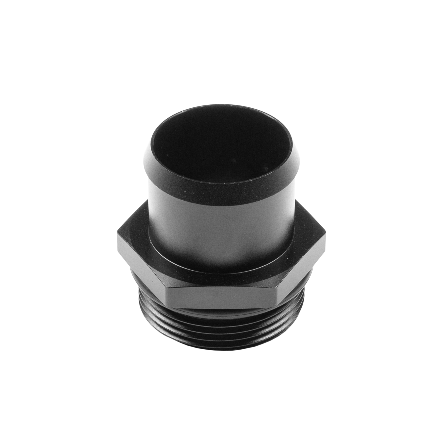 Chase Bays - 20AN ORB to 35mm / 1.38" Push-On Hose Aluminum Adapter - Black (CB-RADORB-138)