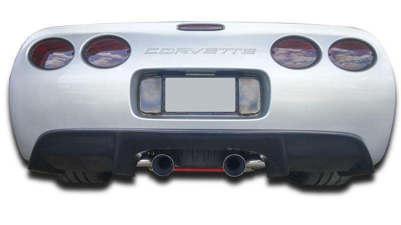 KBD - Chevrolet Corvette C5 1997-2004 Stealth Style 1 Piece Polyurethane Rear Diffuser (37-6048)