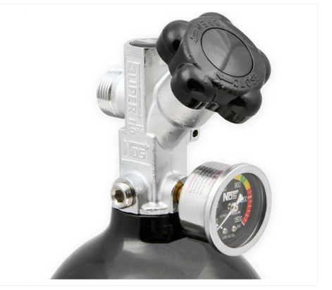 Nitrous Oxide System - NOS Nitrous Bottle 5 lbs. Black Finish (14730BNOS)