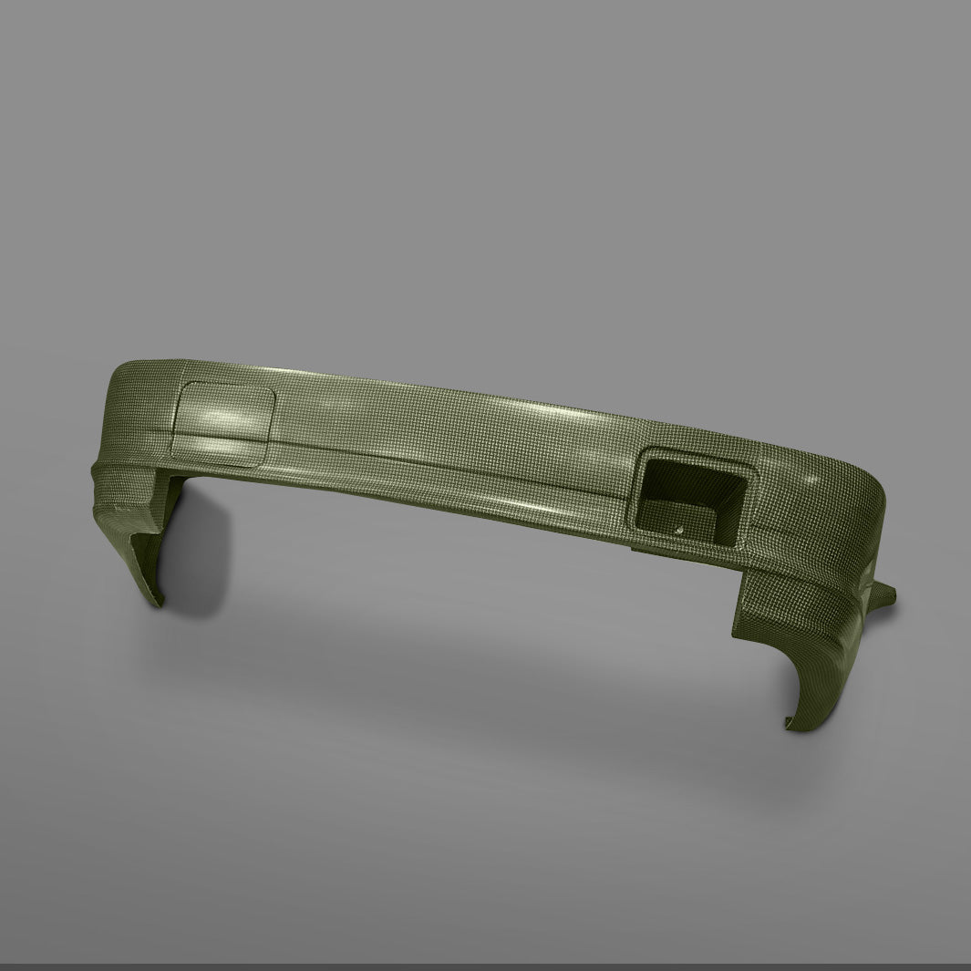 HGK Racing - E46 Rear Bumper with covers