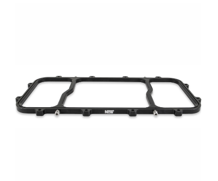 Nitrous Oxide System - NOS Dry Nitrous Injector Plate for GM LS with Holley Hi-Ram Intake Manifold (12535BNOS)