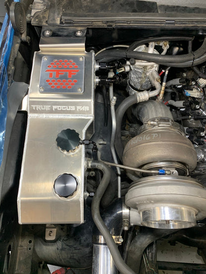True Focus Fabrication - Chevy Silverado | GMC Sierra - First Gen (99-06) - Triple Tank (Oil Catch Can | Coolant Expansion Tank | Coolant Overflow Tank)