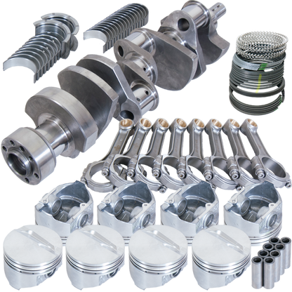Eagle Chevy LT1350 1Pc 3.750in Crank 5.700in I-Beam Rods -7cc 4.030in Pistons Rotating Assembly