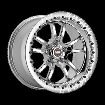 Weld S70 RT-S 17x11in / 5x120.65 BP / 7.7in. BS - Polished Center - Polished Shell Wheel