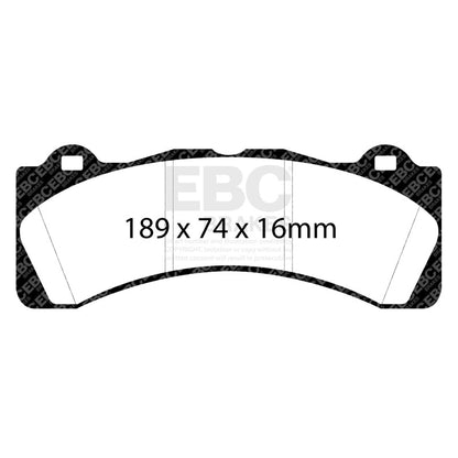 EBC Racing Brembo XA5.71.M2 RP- X Race Brake Pads
