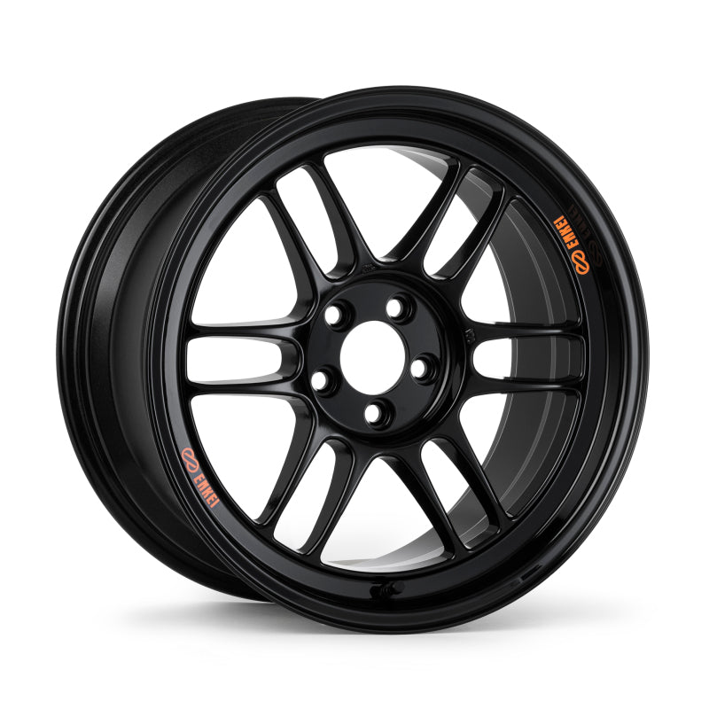 Enkei RPF1 17x9 5x100 35mm Offset F1 Gloss Black Wheel