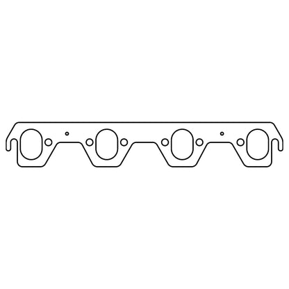 Cometic Ford Windsor V8 .043in Copper Exhaust Manifold Gasket Set - 1.750in x 1.270in Oval Port