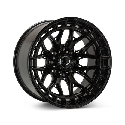 Vossen HFX-1 20x9 - 8x180 - ET18 - Deep Face - 124.3 - Gloss Black Wheel