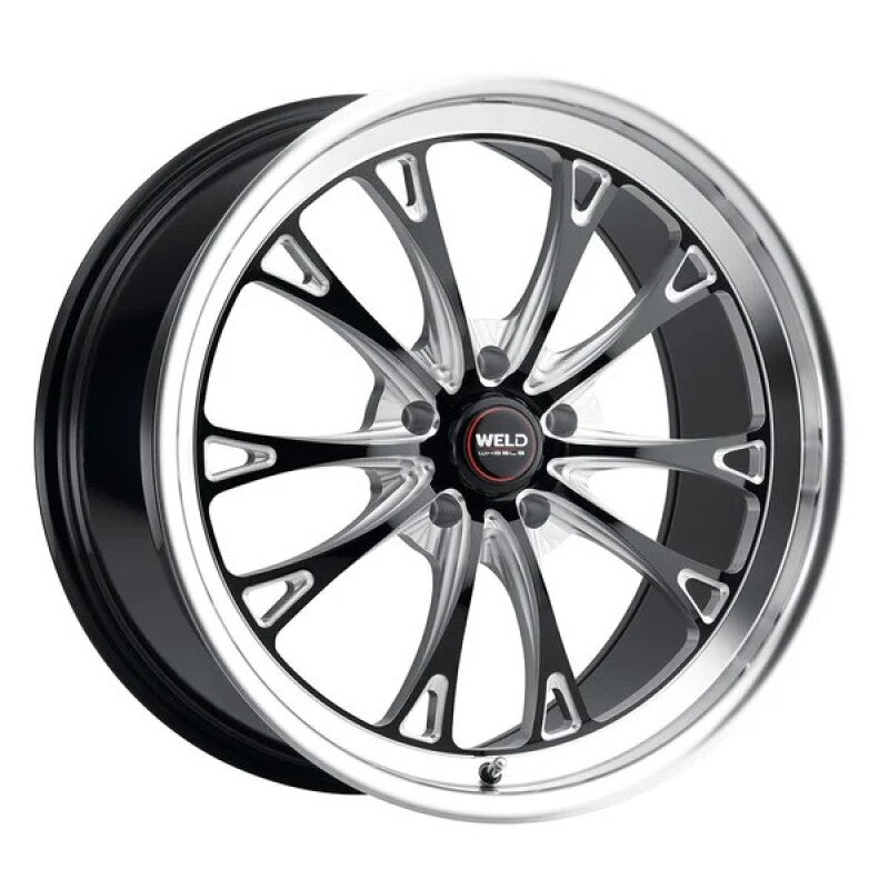 Weld S157 18X10 Belmont Drag 5X112 ET40 BS7.1 Gloss Black MIL Dia 78.1