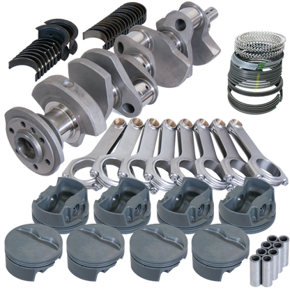 Eagle Chevy 350 3.875in Crank 6.000in H-Beam Stroker Rods -5cc 4.040in Pistons Rotating Assembly