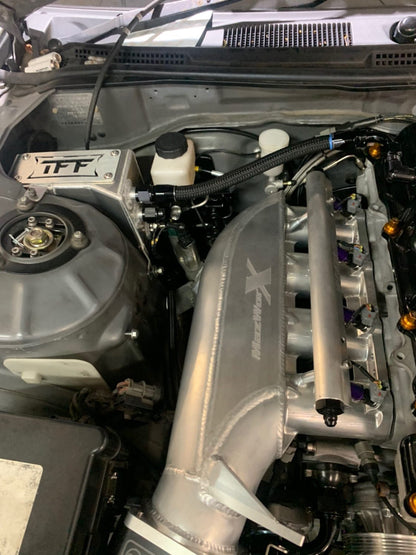 True Focus Fabrication - Nissan 240SX S14 LHD - Tucked Oil Catch Can