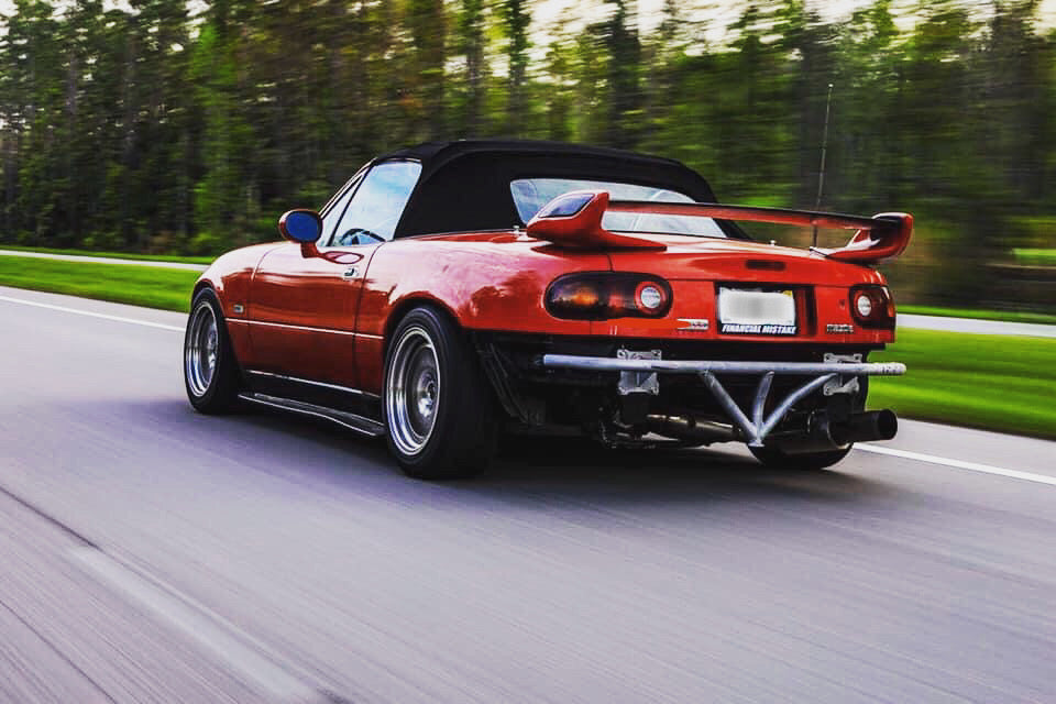 True Focus Fabrication - Mazda Miata (NA) - Rear Standard Bash Bar
