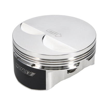 Manley Chevrolet LS Piston Set - 4.070in Bore 1.115in CH, -4.00 CC