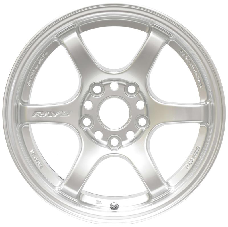Gram Lights 57DR 15x8.0 +35 5x114.3 Sunlight Silver Wheel