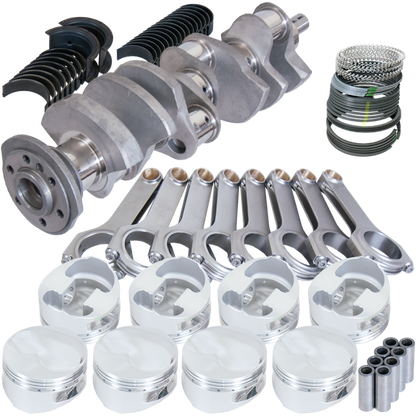 Eagle Chevy 400 3.875in Crank 6.000in H-Beam Stroker Rods -10.8cc 4.165in Pistons Rotating Assembly