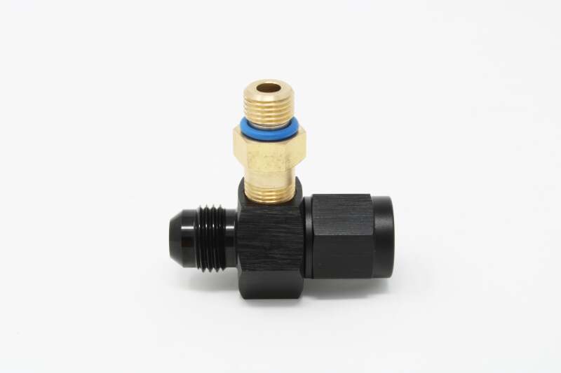 Aeromotive 14-25 Chevy V8 Fuel Rail Pressure Sensor Adapter M10x1.0 Male to 1/8-MNPT Male - Brass