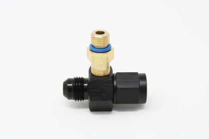 Aeromotive 14-25 Chevy V8 Fuel Rail Pressure Sensor Adapter M10x1.0 Male to 1/8-MNPT Male - Brass