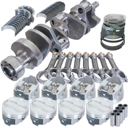 Eagle Chevy LT1350 1Pc 3.750in Crank 5.700in I-Beam Rods -18cc 4.060in Pistons Rotating Assembly