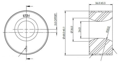 SuperPro 19-23 Hyundai Santa Fe Lmtd Front Control Arm Lower Inner Rear Bushing Kit - Double Offset