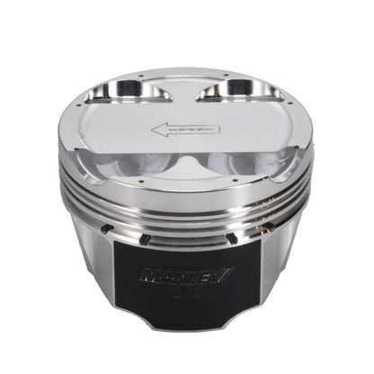 Manley Toyota 2JZGTE 86.25mm Bore +.25mm Oversize -1cc Dome 10:1 CR Turbo Tuff Piston Set w/ Rings