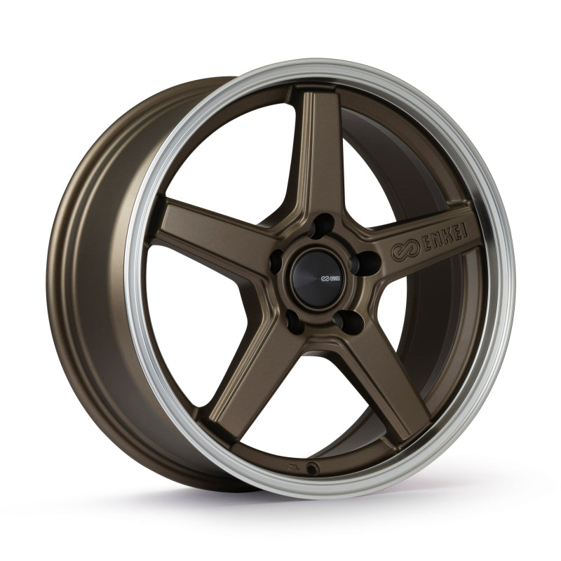Enkei Quasar 18x8in / 5x114.3 BP / 45mm Offset / 72.6mm Bore - Matte Bronze Wheel