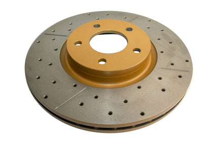 DBA 06+ MazdaSpeed3 Front Drilled & Slotted Street Series Rotor