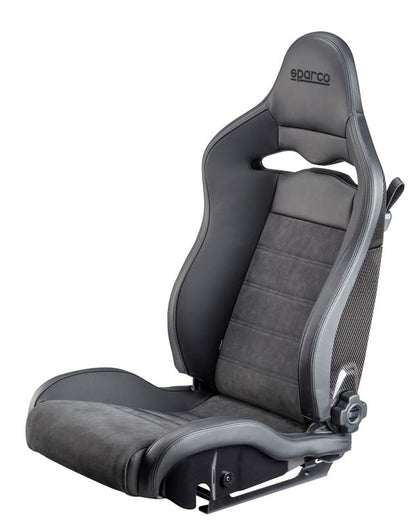 Sparco Seat SPX Leather/Alcantara Black - Right