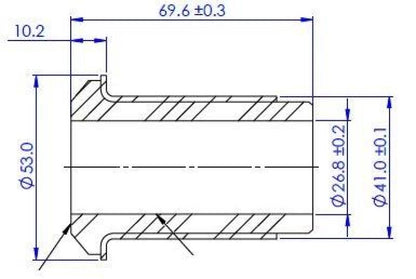 SuperPro 2024-2027 Ford Ranger XL Front Upper Control Arm Inner Bushing Kit