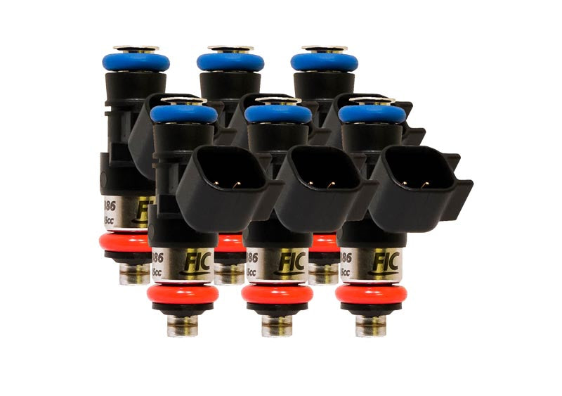 Fuel Injector Clinic - 0660cc (72 lbs/hr at OE 58 PSI fuel pressure) FIC Fuel Injector Clinic Injector Set for Jeep 3.6L V6 engines (High-Z) (is232-0660h-sp)