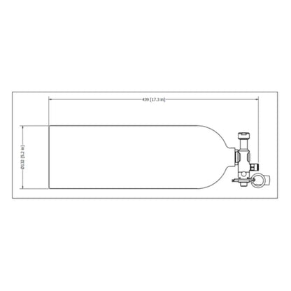 Lifeline USA - Zero 360 SFI 17.1 10lb Mechanical System - Bottle ONLY