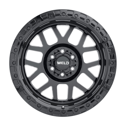 Weld Off-Road W105 20X10 Cinch 6X135 6X139.7 ET-18 BS4.75 Gloss Black MIL / Gloss Black 106.1