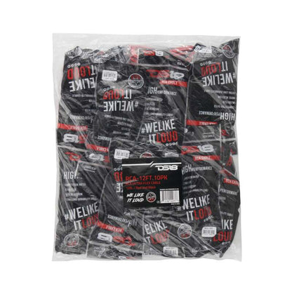 DS18 Level 1 RCA 12-Feet  10 x Pack