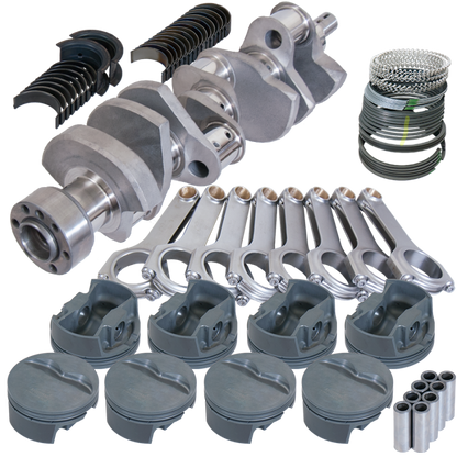 Eagle Chevy LT1 350 1Pc 3.875in Crank 6.000in H-Beam Stroker Rods 4.040in Pistons Rotating Assembly