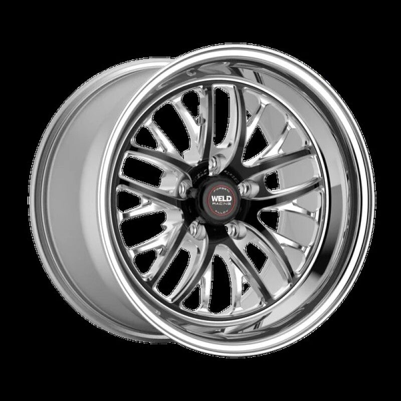 Weld S82 18x5 / 5x4.5 BP / 2.1in. BS (-23mm Offset) Black Wheel (High Pad)