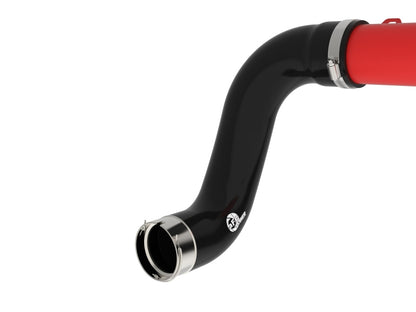 aFe 22-24 Ford Bronco Raptor BladeRunner Aluminum Hot and Cold Charge Pipe Kit Red