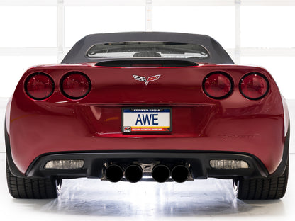 AWE Tuning 09-13 Chevrolet Corvette 6.2L Track Edition Axle-Back Exhaust w/ Diamond Black Tips