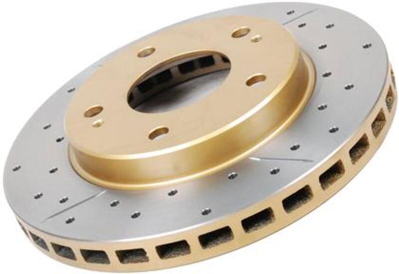 DBA 90-99 Jeep Cherokee 4WD Front Street Drilled & Slotted Rotor