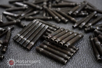 Motorsport Hardware - 78mm Black Race Stud Kit 12×1.5