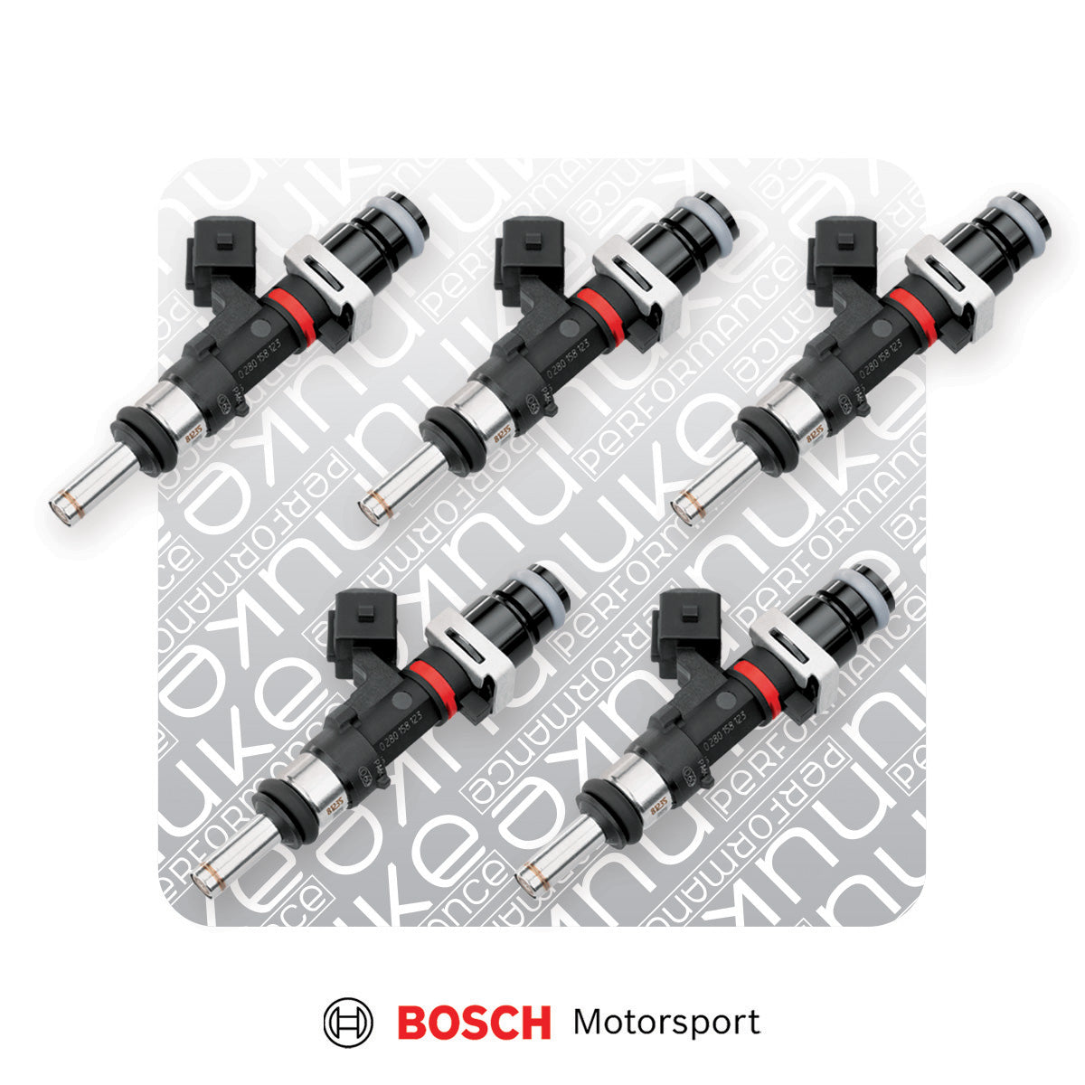 Nuke Performance - Bosch injector 627cc, 65mm (EV14L), 5pcs flow matched