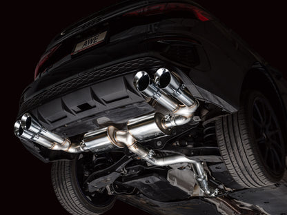 AWE Tuning 22-24 Audi 8Y S3 Touring Edition Exhaust - Chrome Silver Tips