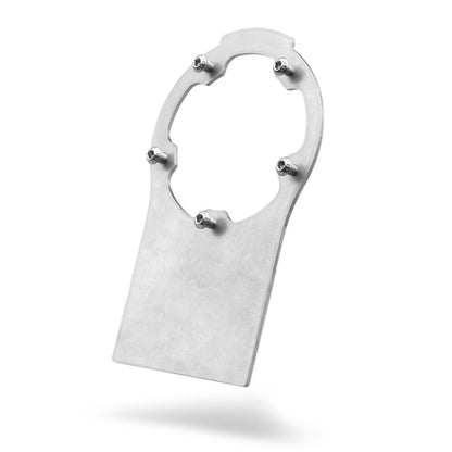 Nuke Performance - Steel mounting bracket for Remote filler cap, with M6 bolts