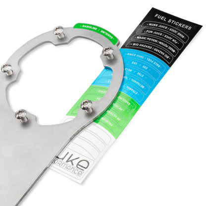 Nuke Performance - Steel mounting bracket for Remote filler cap, with M6 bolts