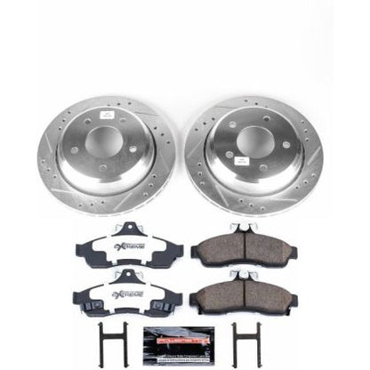 Power Stop 94-96 Chevrolet Impala Front & Rear Z26 Street Warrior Brake Kit