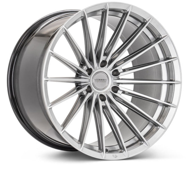 Vossen HFX-4 24x10 - 6x135 - ET35 - Deep - 87.1 - Hyper Silver Wheel