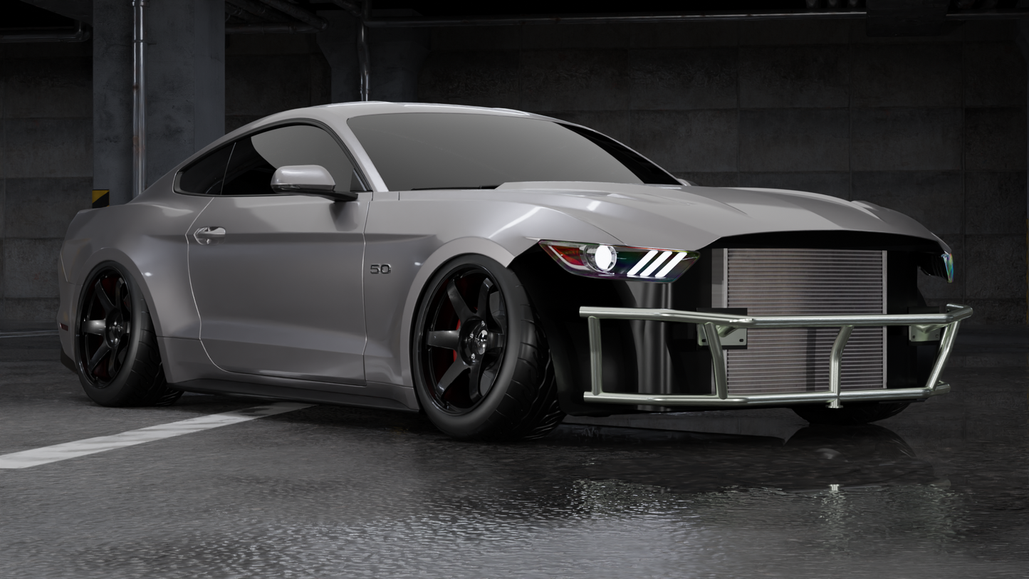 True Focus Fabrication - Ford Mustang S550 (2015-2017) - Dual Row Front Bash Bar