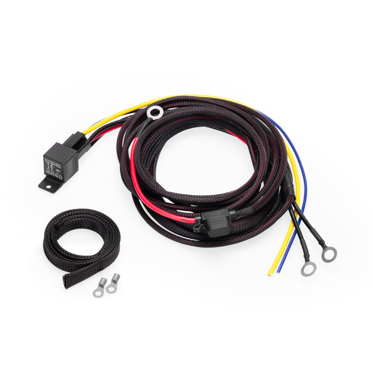 Nuke Performance - Wiring kit for single fuel pump, 30-Amp, battery connection