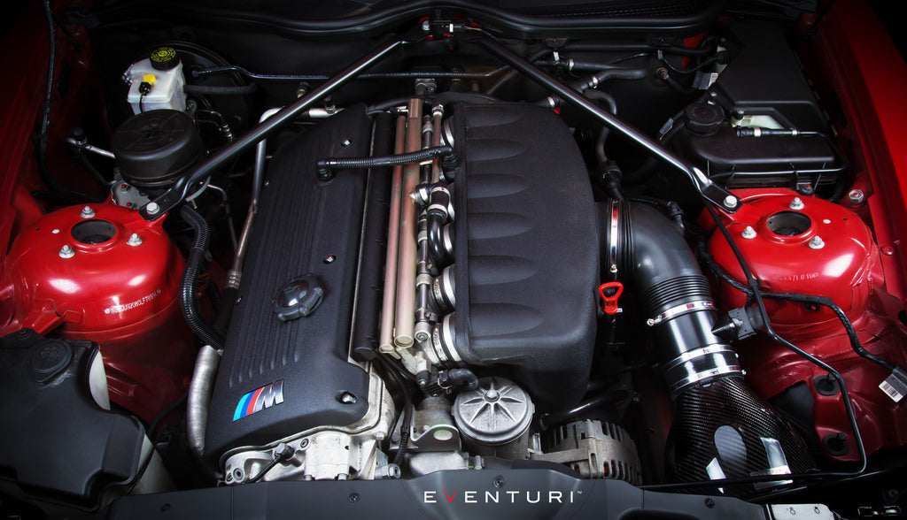 Eventuri BMW E85 / E86 Z4M S54 Colored Kevlar Intake System - Yellow
