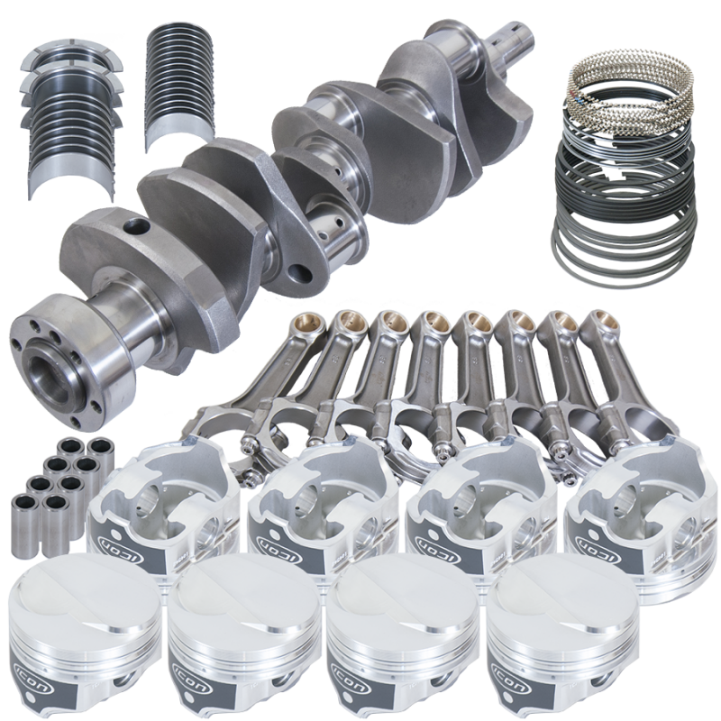 Eagle Chevy 454 1Pc 4.000in Crank 6.135in I-Beam Rods 18cc Dome 4.250in Pistons Rotating Assembly