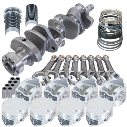 Eagle Chevy 454 1Pc 4.000in Crank 6.135in I-Beam Rods 18cc Dome 4.280in Pistons Rotating Assembly